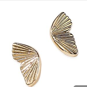 Park Lane Jewelry Wings earrings. High polish golden finish. Butterflies. NIB